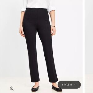 Loft Ponte High Waisted Pants (Front Seam)